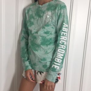 Abercrombie kids turquoise and white